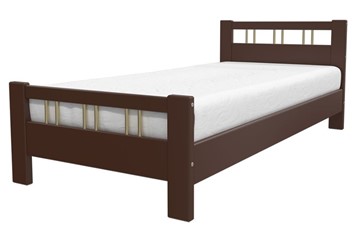 Спальная кровать Вероника-3 (Орех) 90х200 в Вологде