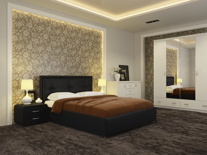 Кровать 1.5-спальная Adele размер 140*200 с основанием в Вологде - изображение 3