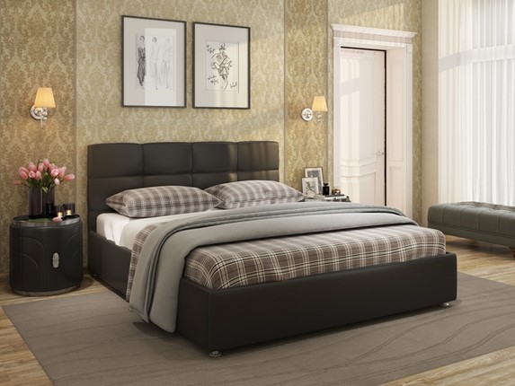 Двуспальная кровать Jaklin размер 180*200 с основанием в Вологде - изображение
