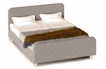 Спальная кровать Мелоди 1600 (без основания) Альба бежевый в Вологде