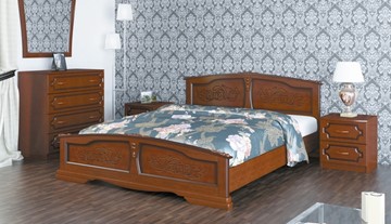 Спальная кровать Елена (Орех) 120х200 в Вологде
