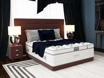 Кровать спальная Modern/Basement 180х200, Флок (Велсофт Спелая слива) в Вологде