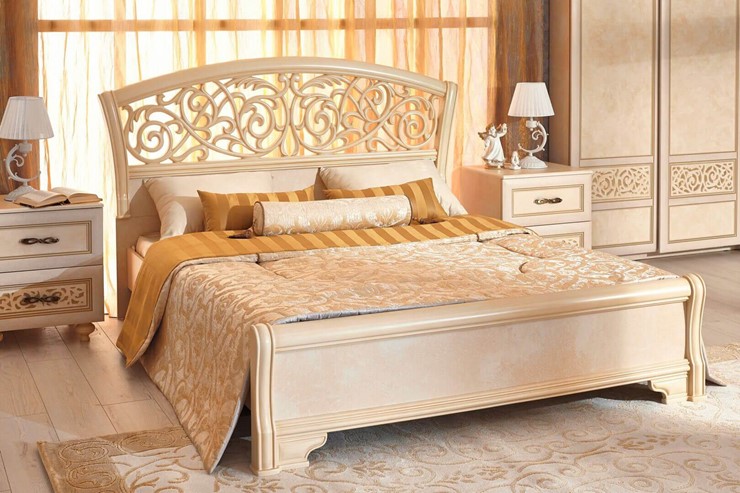 Спальня Александрия, кровать, 2 тумбочки, Ленто в Вологде - изображение 5