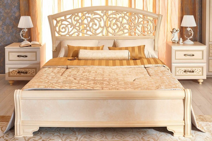 Спальня Александрия, кровать, 2 тумбочки, Ленто в Вологде - изображение 6