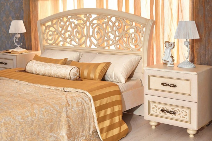 Спальня Александрия, кровать, 2 тумбочки, Ленто в Вологде - изображение 10