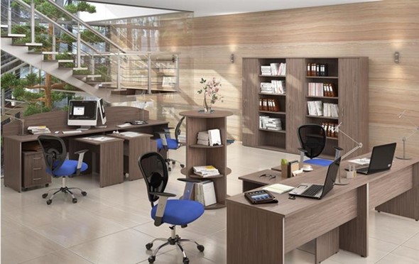 Мебель для персонала IMAGO книжные шкафы, 4 рабочих места в Вологде - изображение