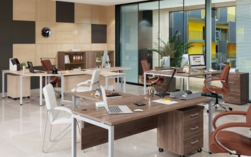 Мебель для персонала Xten S 1 - один стол с приставным брифингом в Вологде - предосмотр