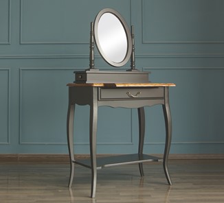 Туалетный столик Leontina с зеркалом (ST9321BLK) Черный в Вологде - предосмотр 4