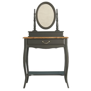 Туалетный столик Leontina с зеркалом (ST9321BLK) Черный в Вологде - предосмотр 5