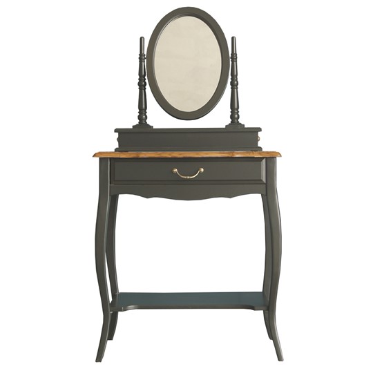 Туалетный столик Leontina с зеркалом (ST9321BLK) Черный в Вологде - изображение 5