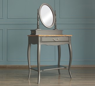 Туалетный столик Leontina с зеркалом (ST9321BLK) Черный в Вологде - предосмотр 2