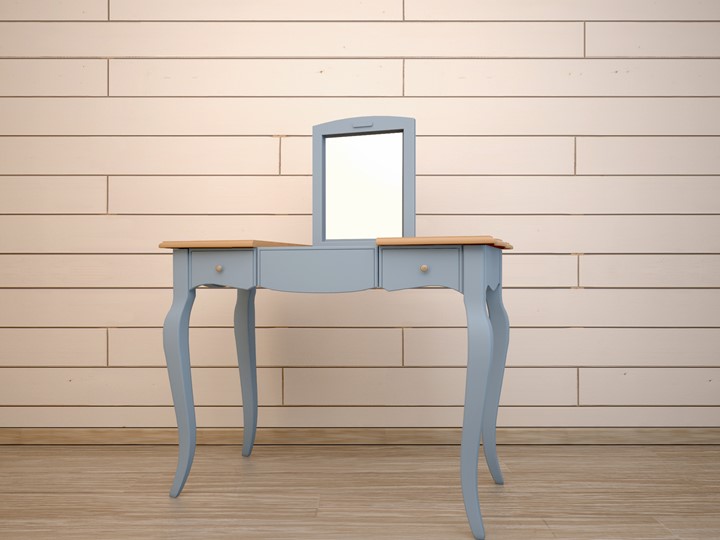 Косметический стол Leontina (ST9309B) Голубой в Вологде - изображение 2