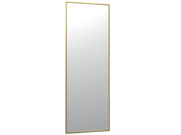 Зеркало навесное в гардероб Сельетта-5 глянец золото (1500х500х9) в Вологде