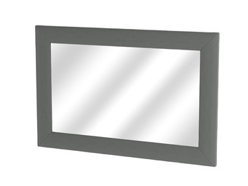 Зеркало на стену OrmaSoft 2, экокожа темно-серая в Вологде