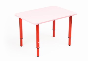 Растущий стол МГрупп Кузя (Розовый,Красный) в Вологде