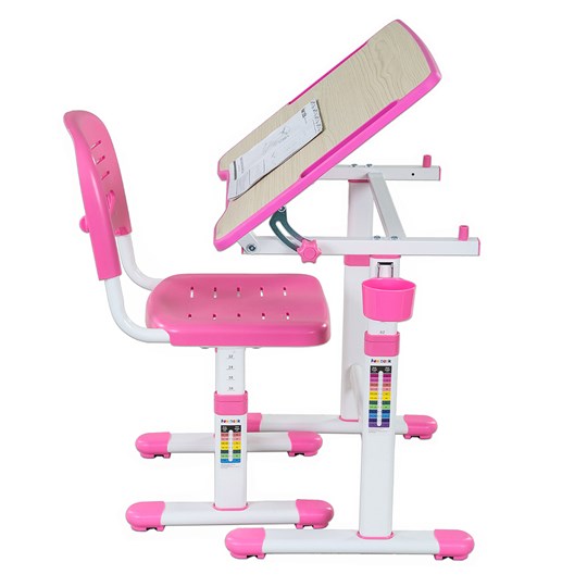 Растущая парта и стул Piccolino II Pink в Вологде - изображение 5