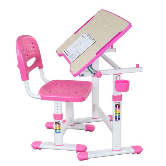 Растущая парта и стул Piccolino II Pink в Вологде - изображение 4