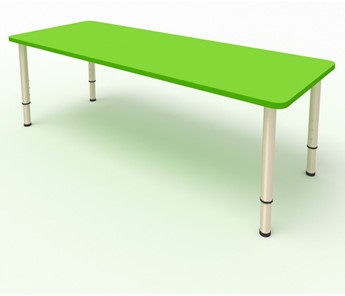 Детский стол 2-местный  (по одну сторону столешн.) СДО-2 (0-3) зеленый в Вологде