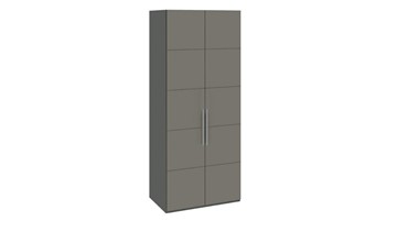 Распашной шкаф Наоми с 2-мя дверями, цвет Фон серый, Джут  СМ-208.07.03 в Вологде