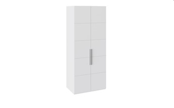 Распашной шкаф Наоми с 2-мя дверями, цвет Белый глянец СМ-208.07.03 в Вологде
