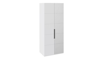 Шкаф Наоми с 1 зеркальной правой дверью, цвет Белый глянец СМ-208.07.04 R в Вологде