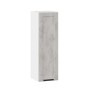 Кухонный шкаф 300 высокий Джамис ЛД 296.410.000.024, Белый/Белый камень в Вологде