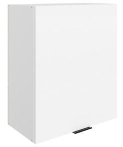 Навесной шкаф Стоун L600 Н720 (1 дв. гл.) (белый/джелато софттач) в Вологде