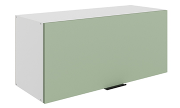 Навесной шкаф Стоун L800 Н360 (1 дв. гл.) (белый/полынь софттач) в Вологде