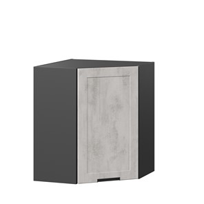 Кухонный угловой шкаф 600 Джамис ЛД 296.610.000.074, Чёрный/Белый камень в Вологде