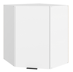 Шкаф навесной Стоун  L600x600 (1 дв. гл.) (белый/джелато софттач) в Вологде
