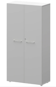 Шкаф распашной с 2-мя дверьми Kortez СМШ48F, Белый брилиант в Вологде