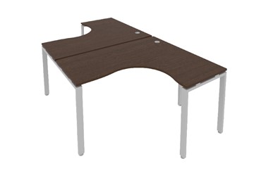 Письменный стол Metal System БП.РАС-СА-2.3 Венге/Серый в Вологде