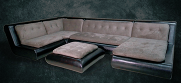 П-образный диван Шад Эвелина со столом-пуфом в Вологде
