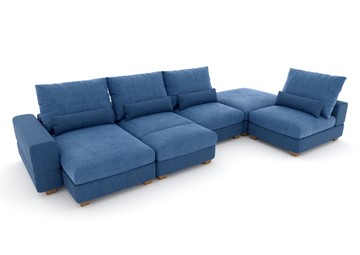 П-образный диван FLURE Home V-10-M П (П1+Д4+Д2+УС+ПС), Memory foam в Вологде
