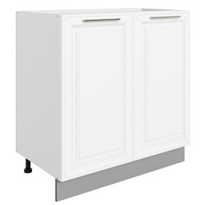 Шкаф рабочий Мишель L800 (2 дв. гл.) эмаль (белый/белый) в Вологде