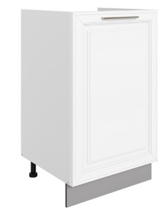 Шкаф рабочий Мишель под мойку L500 (1 дв. гл.) эмаль (белый/белый) в Вологде