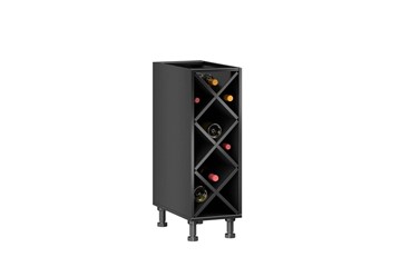 Тумба кухонная винная Мокка ЛД 270.070, цвет черный в Вологде