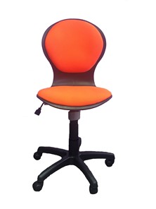Детское крутящееся кресло LB-C 03, цвет оранжевый в Вологде