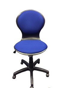Детское вращающееся кресло LB-C 03, цвет синий в Вологде