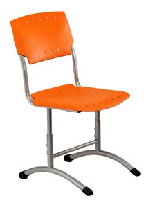 Детский стул регулируемый Отличник.3 3-5, Оранжевый RAL 2003/Светло-серый в Вологде