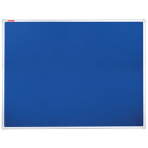 Доска  для объявлений c текстильным покрытием для объявлений 60х90 см синяя, ГАРАНТИЯ 10 ЛЕТ, РОССИЯ, BRAUBERG, 231700 в Вологде