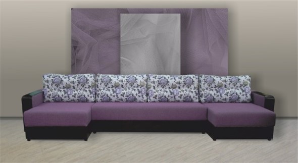 П-образный диван Виват Б Каре в Вологде - изображение