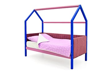 Детская кровать-домик «Svogen синий-лаванда» мягкая в Вологде