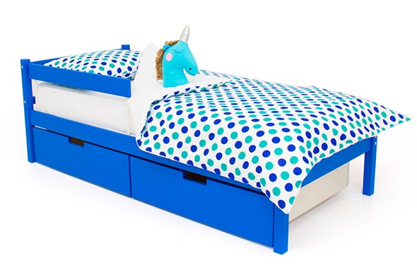 Кроватка Skogen classic синяя в Вологде - изображение