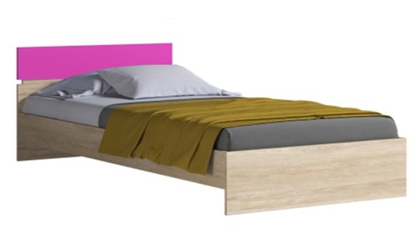 Кровать в детскую Формула, 900 розовый с основанием в Вологде - изображение