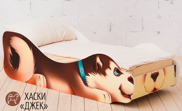 Детская кровать-зверёнок Хаски-Джек в Вологде - предосмотр