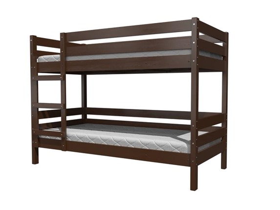 Детская кровать Джуниор двухъярусная (Орех Тёмный) в Вологде - изображение