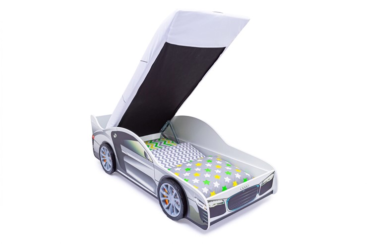 Детская кровать-машина с подъемным механизмом Ауди в Вологде - изображение 3