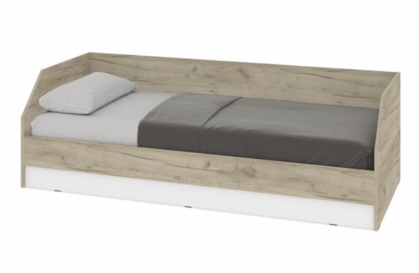 Подростковая кровать О81, Серый дуб - Белый в Вологде - изображение