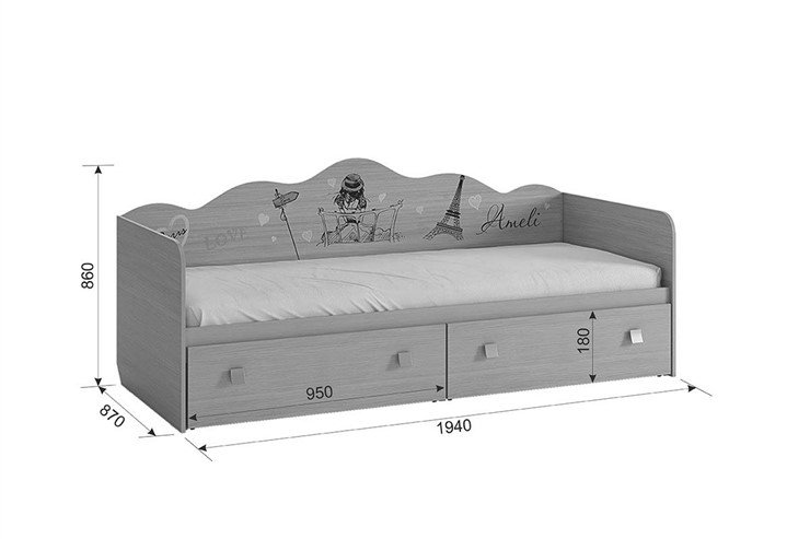 Детская кровать-софа Амели в Вологде - изображение 2
